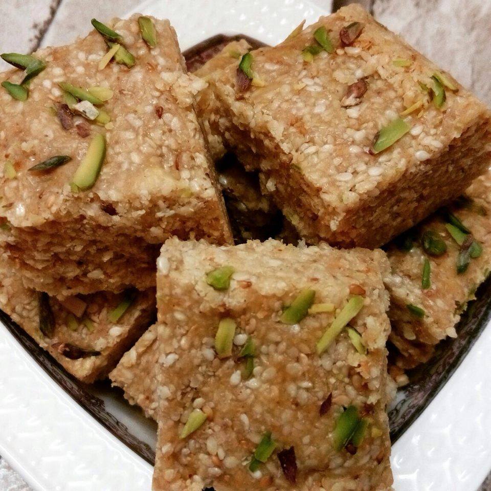 Til Ki Barfi : Lohri or Sankranthi Special Recipe