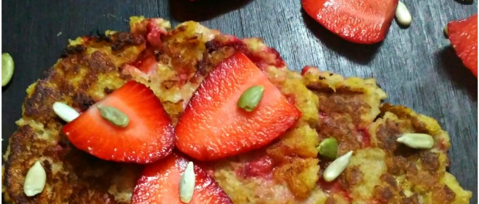 Oats Strawberry Pancake-Instant and Fruity