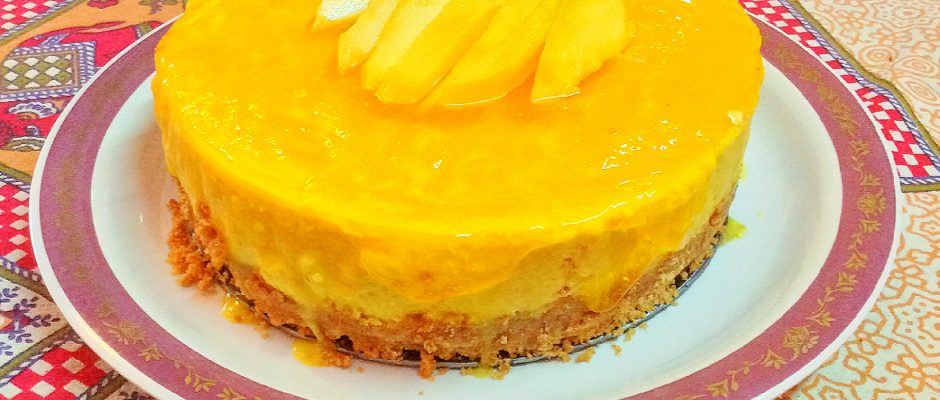 Mango Cheese Cake - Delicious Bite