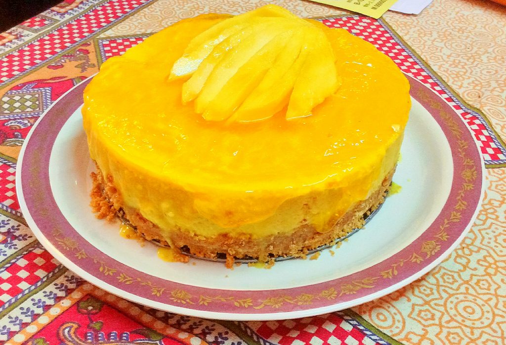 Mango Cheese Cake - Delicious Bite