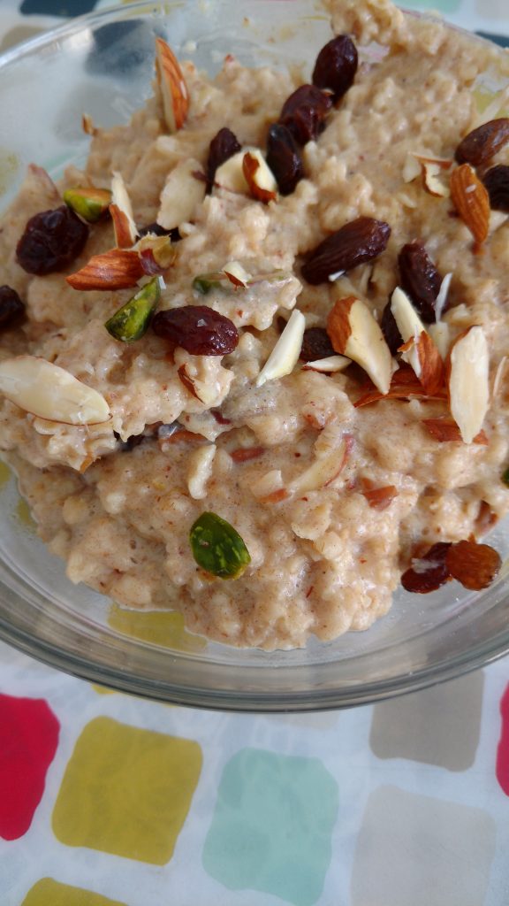 Apple Kheer with Oats Recipe